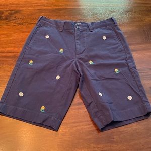 J Crew Rivington Mermaid Shell Chino Men’s Shorts